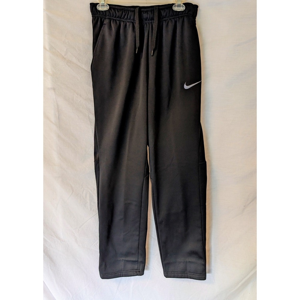 Nike Dri-FIT Therma Training Pants Men S Black Fleece Lined Athletic 800191-010
